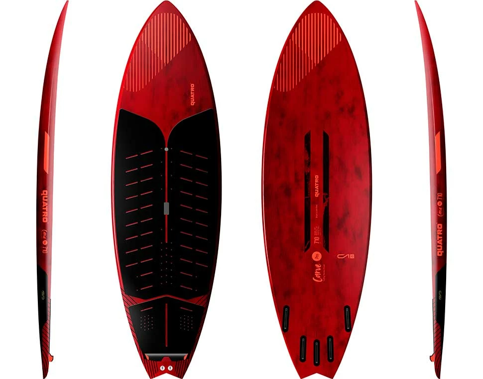 Quatro Carve Pro Thruster Quad Paddle Board 2023 3 Quatro Carve Pro Thruster Quad Paddle Board 2023